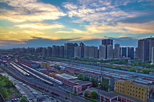 璀璨夜色 北京國貿(mào)夜景的魅力與活力